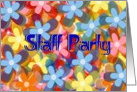 Invatation - Staff Party card