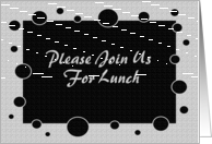 Invitation - Please join us for a lunch meeting card