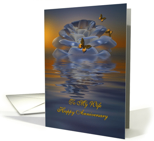 To my wife - Happy Anniversary card (381941)