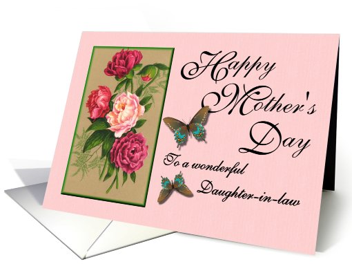 Happy Mother's Day - To a wonderful Daughter-in-law /... (409951)