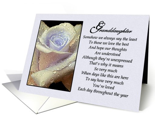 Happy Mother's Day -  Granddaughter card (409980)