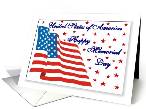 Memorial Day / Flag - United States of America / Happy... (411503)