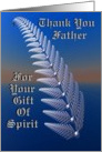 Thank You / Father (Priest) card