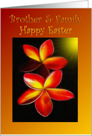 Happy Easter - Religious / Brother & Family card