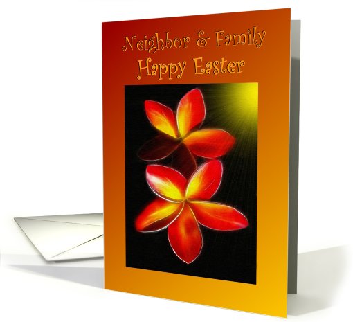 Happy Easter - Religious /  Neighbor & Family card (574562)