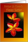 Happy Easter - Religious / Sister & Family card