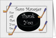 Thank You / Hockey...