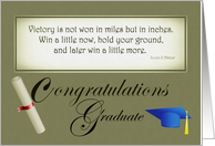 Congratulations - Graduate / Quote card