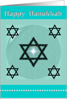 Happy Hanukkah ~ General ~ Star of David card