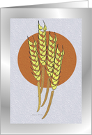Blank Card / Notes ~ General ~ Autumn Harvest Wheat card