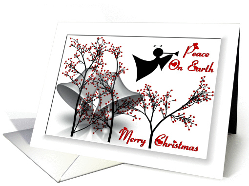 Peace On Earth / Merry Christmas ~ Bells / Angel / Red... (835304)