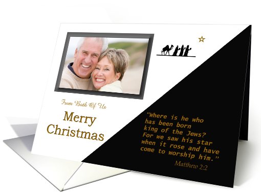 Religious / Merry Christmas ~ Add your text / Add Your Photo card