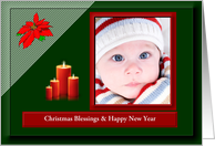 Merry Christmas ~ Add Your Photo & Text card