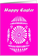 Happy Easter ~ General ~ An Embossed Easter Egg card