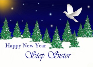 Step Sister - Happy New Year - Peace Dove
