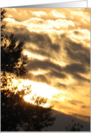 Gods evening Painting card