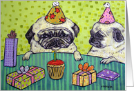 Pug’s Birthday card