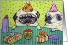 Pug’s Birthday card