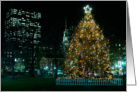 Blank Inside - Christmas Tree in Boston Common card