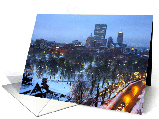 Happy Holidays from Boston! card (260876)