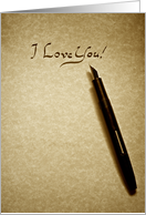 I Love You! card