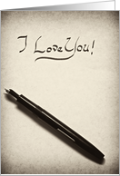 I Love You! card