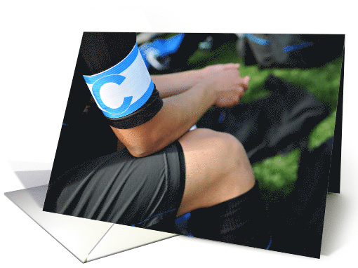 SOCCER TEAM CAPTAIN, Blank Note card (789007)