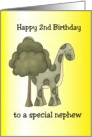 Second Birthday Nephew card