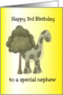 Third Birthday Nephew card