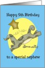 Fifth Birthday Nephew card