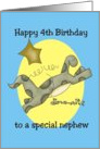 Fourth Birthday Nephew card