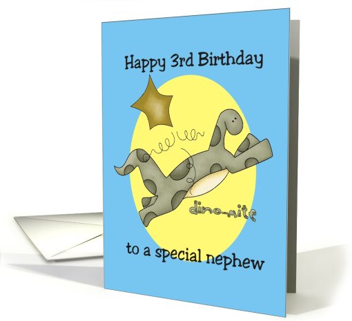 Third Birthday Nephew card (674005)