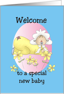 New Baby Welcome card