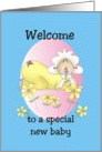 New Baby Welcome card