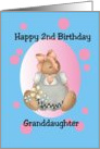 Second Birthday Granddaughter card