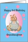 Third Birthday Granddaughter card