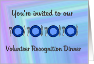 Volunteer Recognition Invitation Place Settings card