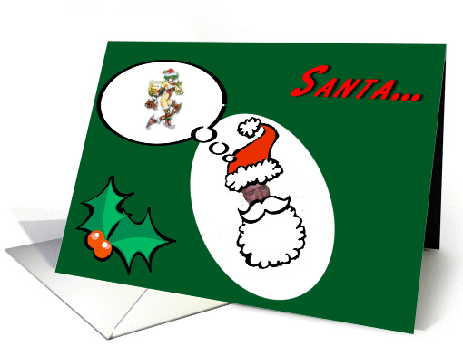 Santa Does Mrs. Claus Know card (286401)