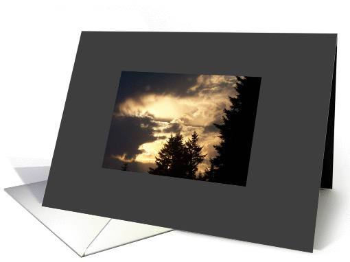Sunset Hope Blank Notecard card (292735)