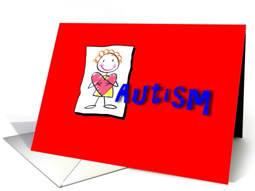 Autism Blank Card Note Card card (538932)