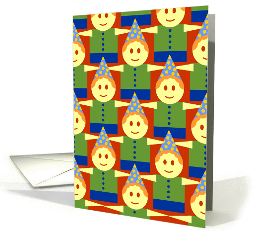 Geometric Birthday Boy card (265077)