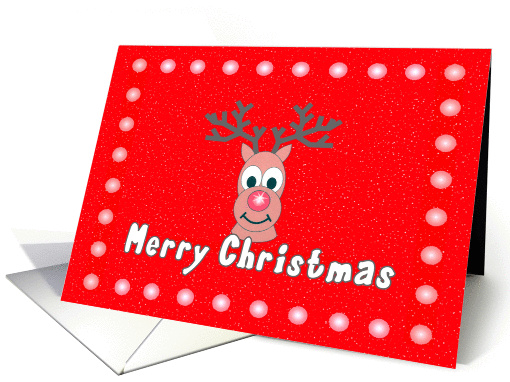 Reindeer Christmas card (274630)