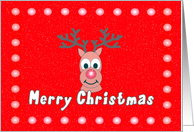 Reindeer Christmas card