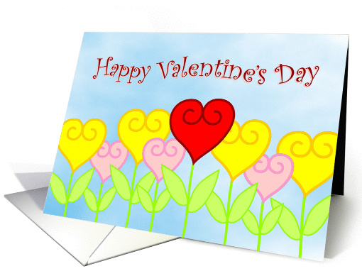 Floral Valentine card (357988)