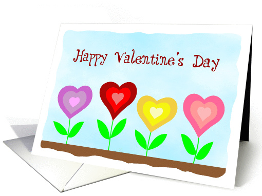 Valentine Flowers card (358045)