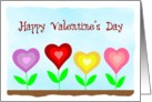 Valentine Flowers card