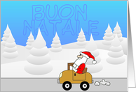 Santa Mobile - italian card