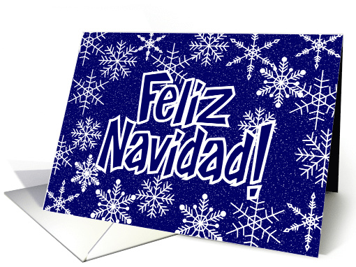 Snowflakes - spanish card (515616)