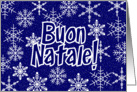 Snowflakes - italian card