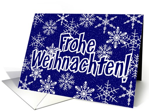 Snowflakes - german card (515630)